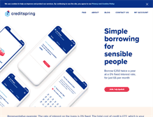 Tablet Screenshot of creditspring.com